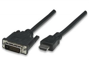 Cables de video HDMI y DVI